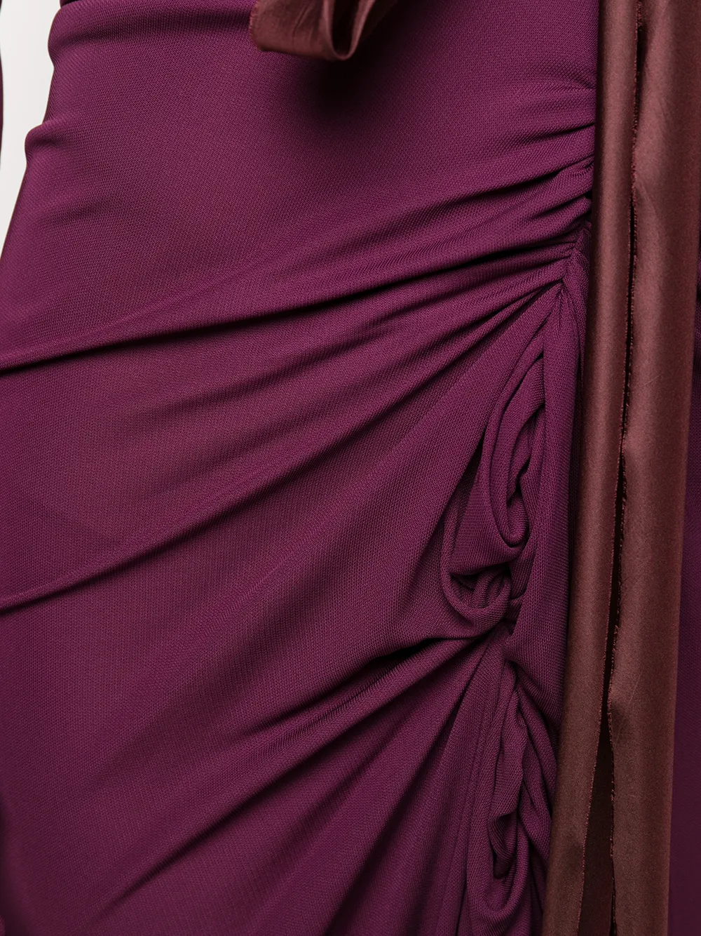 Andreas Kronthaler For Vivienne Westwood Jurk met veter detail Paars