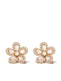 David Morris Miss Daisy large stud earrings - Pink