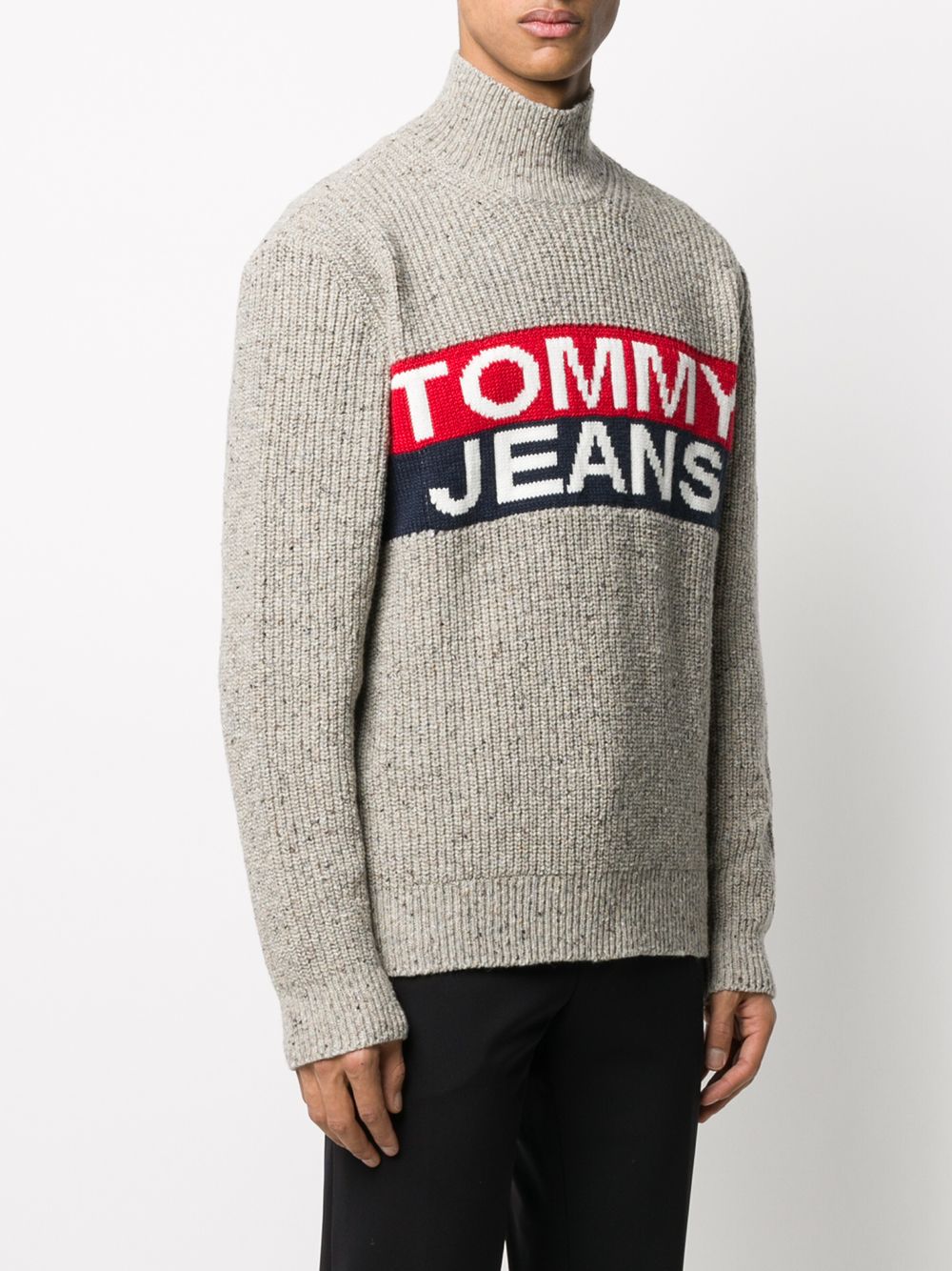 фото Tommy jeans джемпер с высоким воротником и логотипом