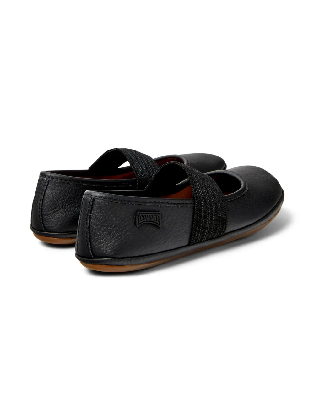  Camper Kids Ballerinas Mit Riemen   Schwarz 