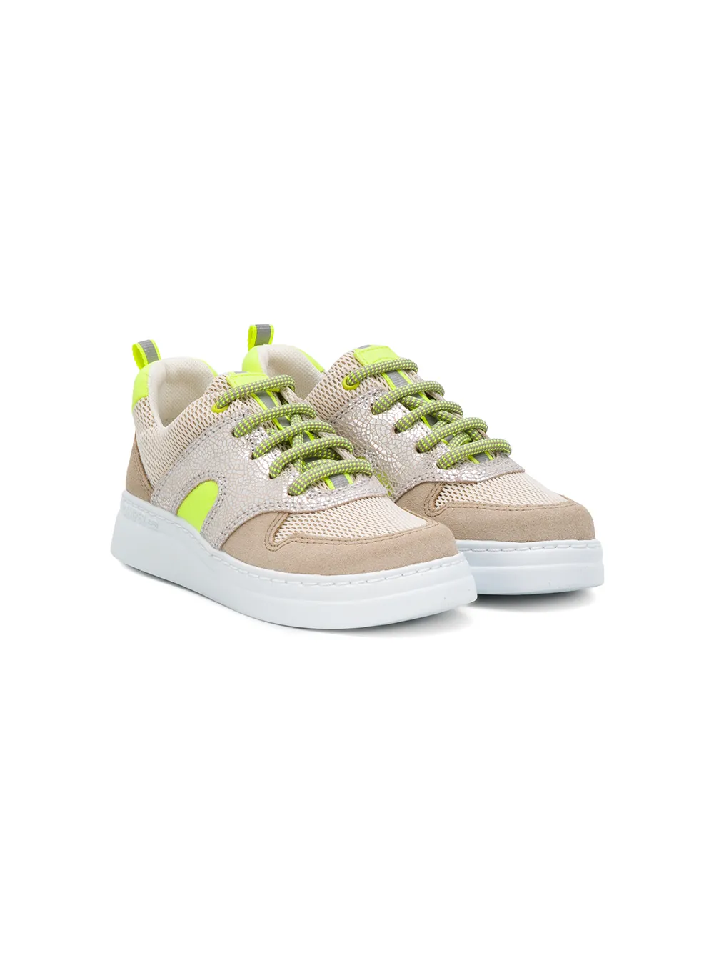 Camper Kids' Runner Up Panelled Trainers In Neutrals