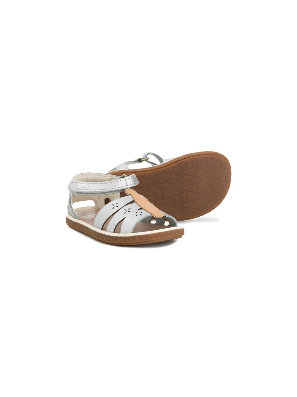 Image 2 of Camper Kids asymmetric strappy sandals