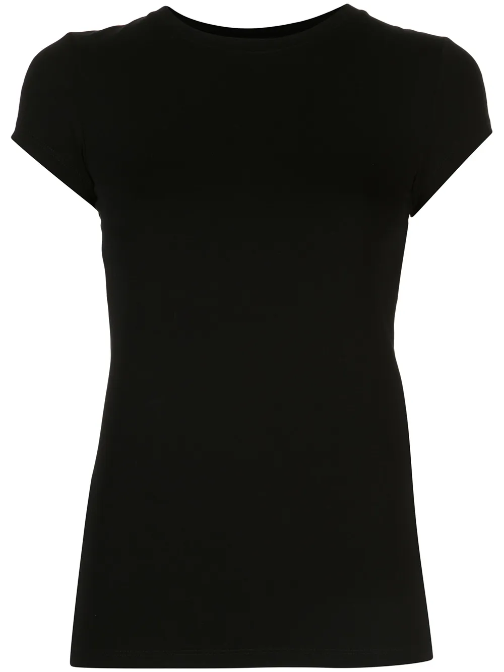 Shop L Agence Ressi Crew Neck T-shirt In Black