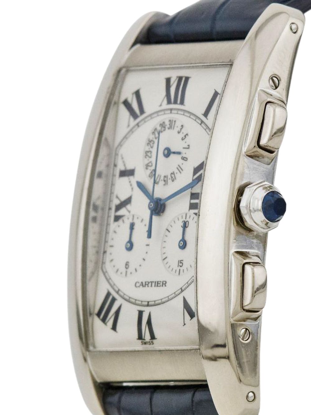 фото Cartier наручные часы tank americaine 26 мм 2000-го года