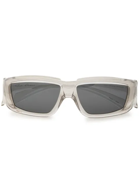 Rick Owens transparent square frame sunglasses