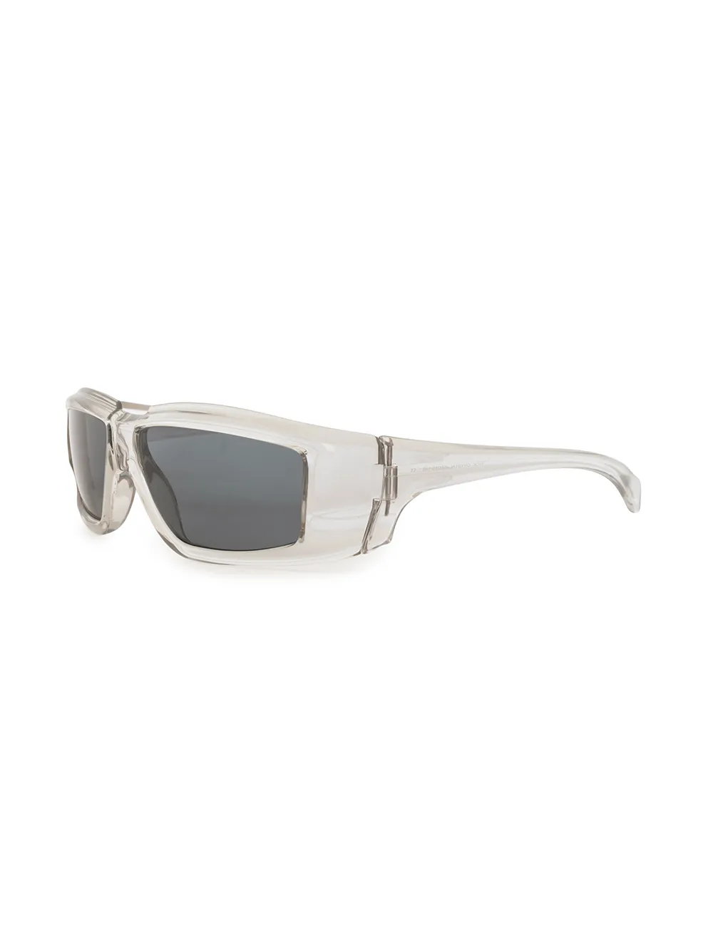 Rick Owens transparent square frame sunglasses | Women | Image 2