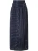 الصورة 1 من Yohji Yamamoto Pre-Owned تنورة ميدي بطبعة طلاء
