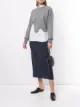 الصورة 2 من Yohji Yamamoto Pre-Owned تنورة ميدي بطبعة طلاء