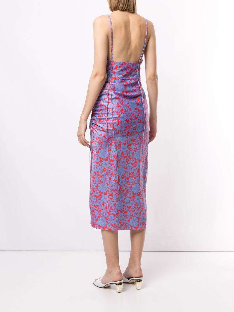 Shop Camilla And Marc Lennon Fitted Dress In Purple