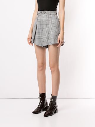 houndstooth print shorts展示图