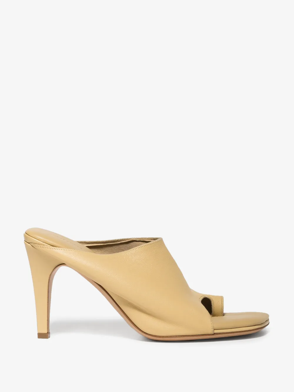 BOTTEGA VENETA BOTTEGA VENETA BROWN 90 NAPPA LEATHER MULES,618760VBSO014834964