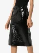 Image 2 of Lemaire high-waisted coated midi skirt