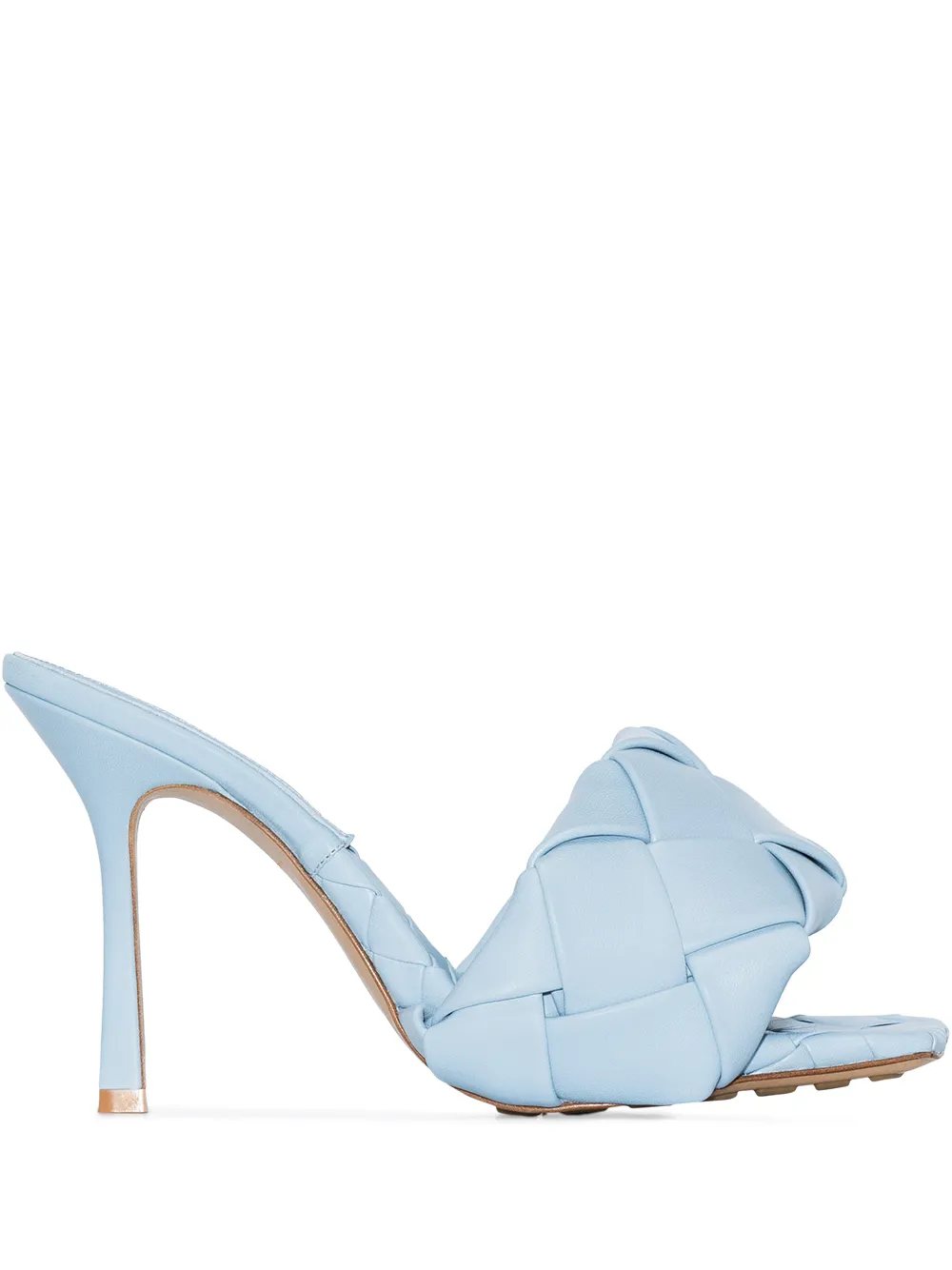 bottega veneta blue heels