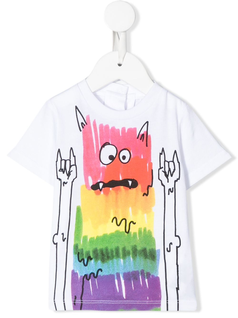 фото Stella mccartney kids футболка rock rainbow monster