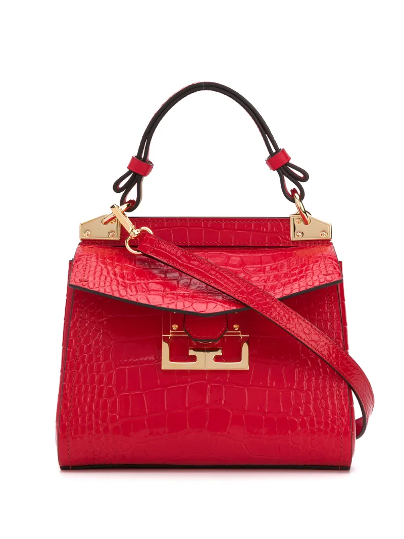 Click to view more detailed imagery on our partner's website Givenchy Red Croco Mini Mystic Bag