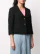 Gucci three-quarter-length sleeve bouclé blazer