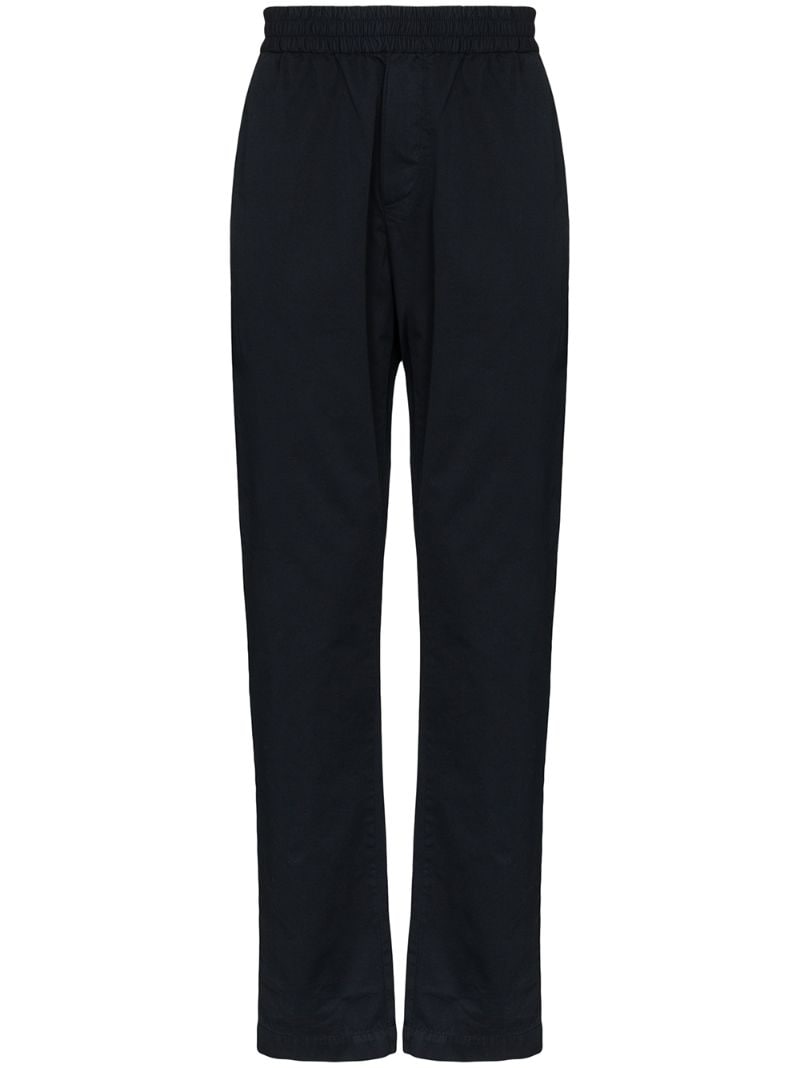 Shop Sunspel Straight-leg Trousers In Blue