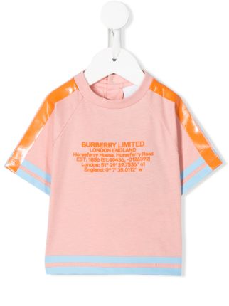 burberry t shirt kids orange