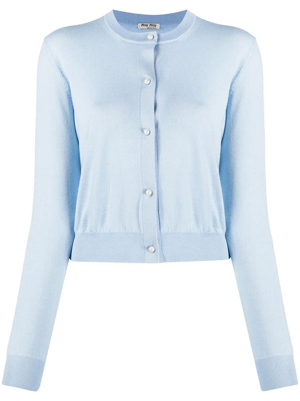 Miu Miu Klassischer Cardigan utzea B18wQ Miu Miu Klassischer Cardigan utzea B18wQ