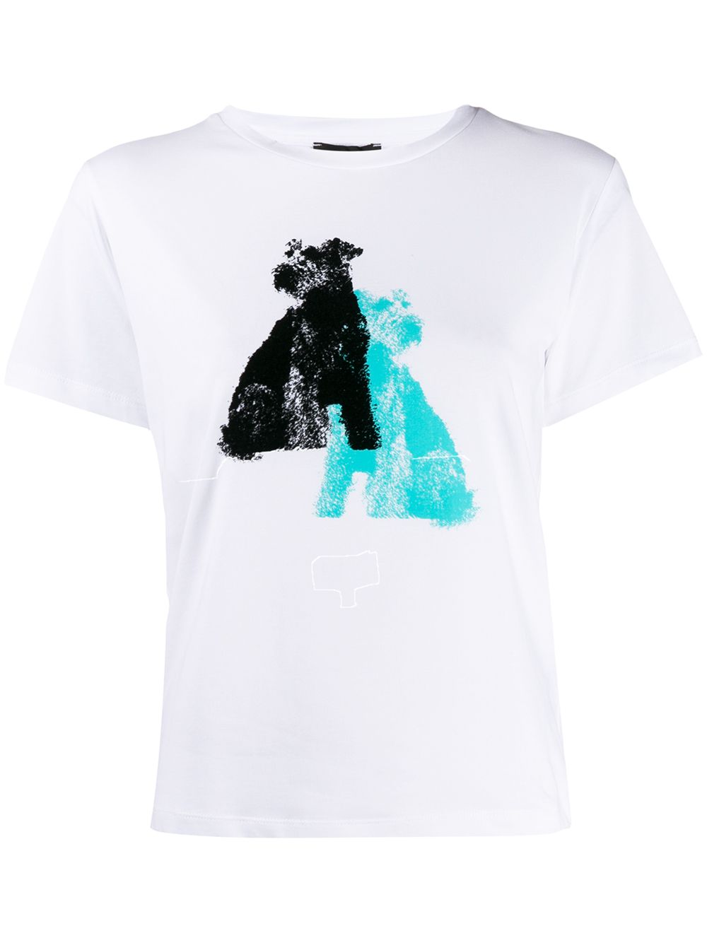 фото Emporio armani футболка с принтом dogs