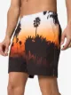 Orlebar Brown Bulldog palm tree-print swim shorts