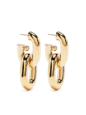 【税関/送料込】RABANNE ★ 「XLリンク」ピアス セール】XL LINK HOOPS HOOP EARRING（ピアス（両耳用