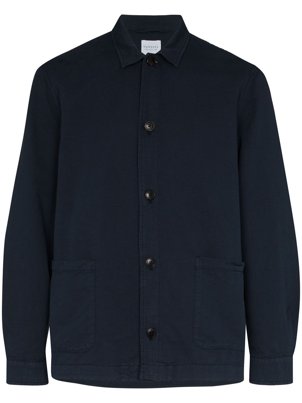 Sunspel patch-pocket Shirt Jacket - Farfetch