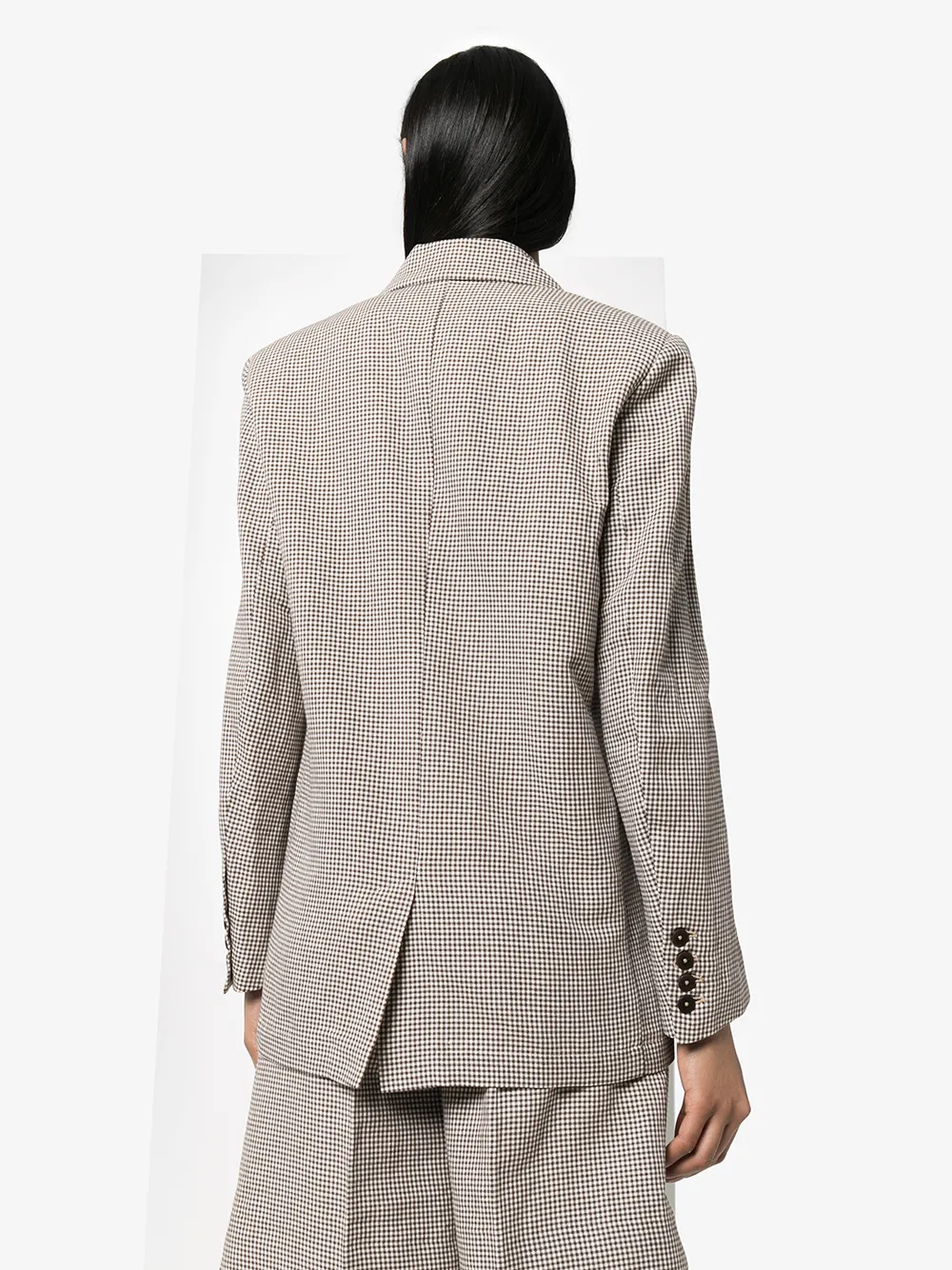 REMAIN Blazer met dubbele rij knopen Bruin