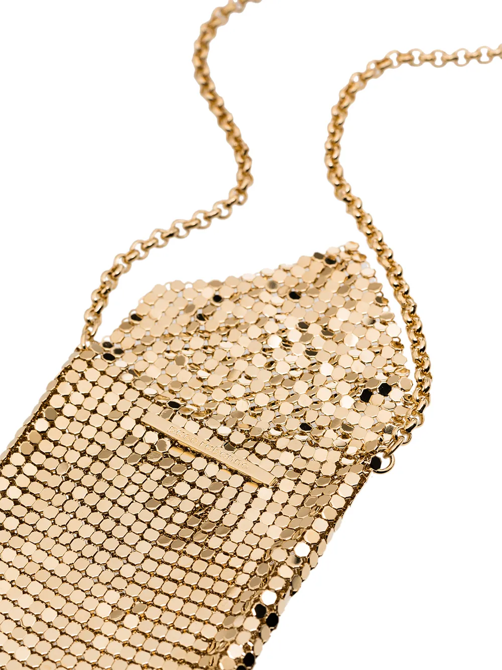 Image 2 of Paco Rabanne chain mesh pendant necklace
