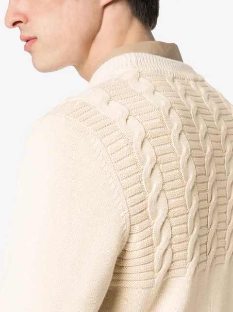 sunspel cable knit