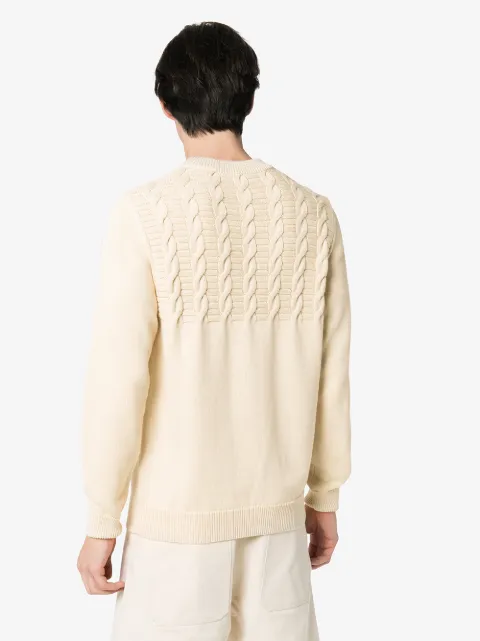 sunspel cable knit