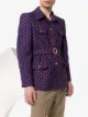 Image 2 of Gucci GG polka-dot belted jacket