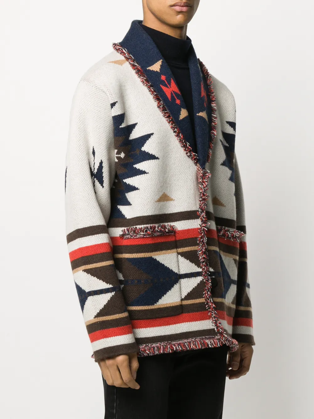 oversized aztec cardigan