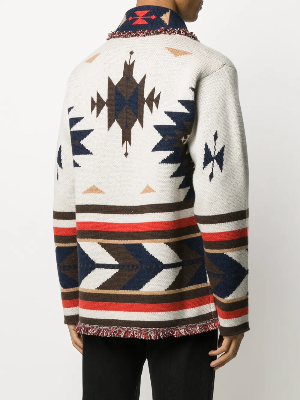 oversized aztec cardigan