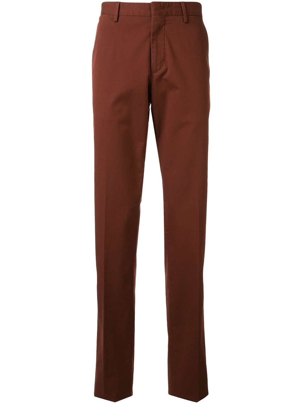 Zegna slim chino trousers - Red