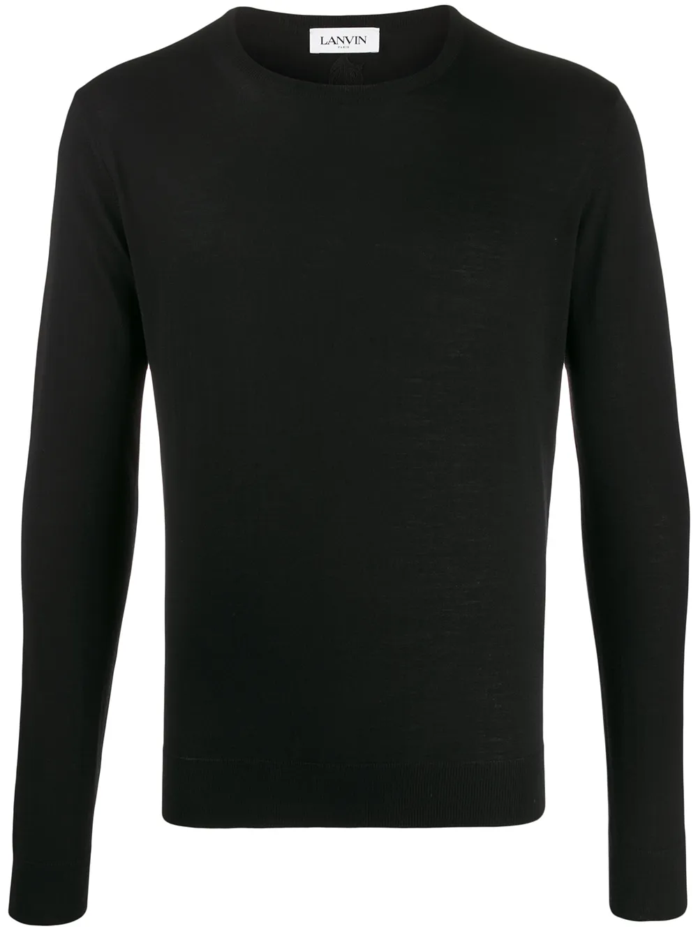 

Lanvin crew neck knitted jumper - Black