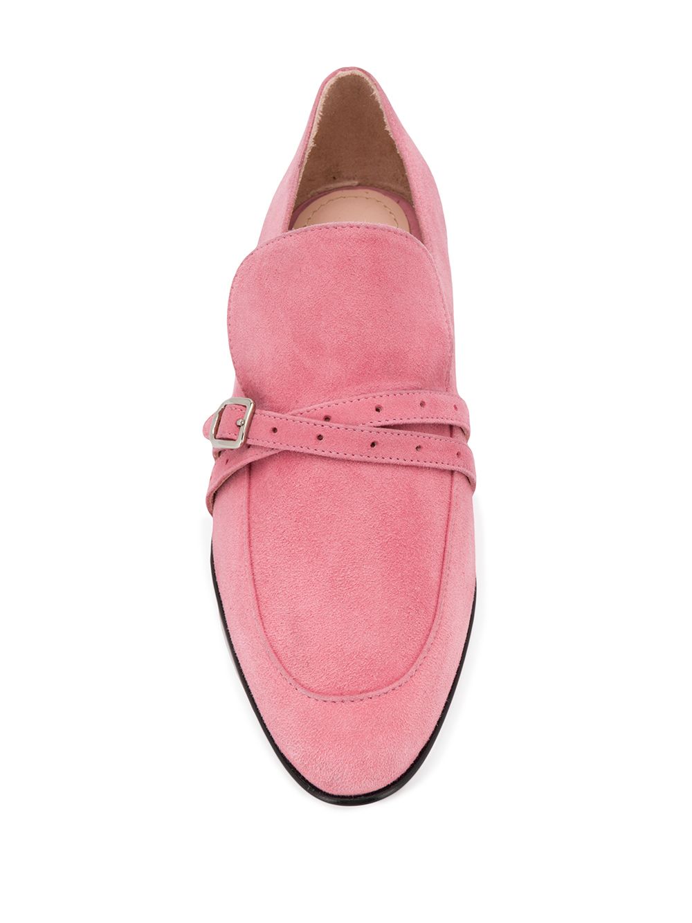 фото J&m davidson buckled strap low-heel loafers