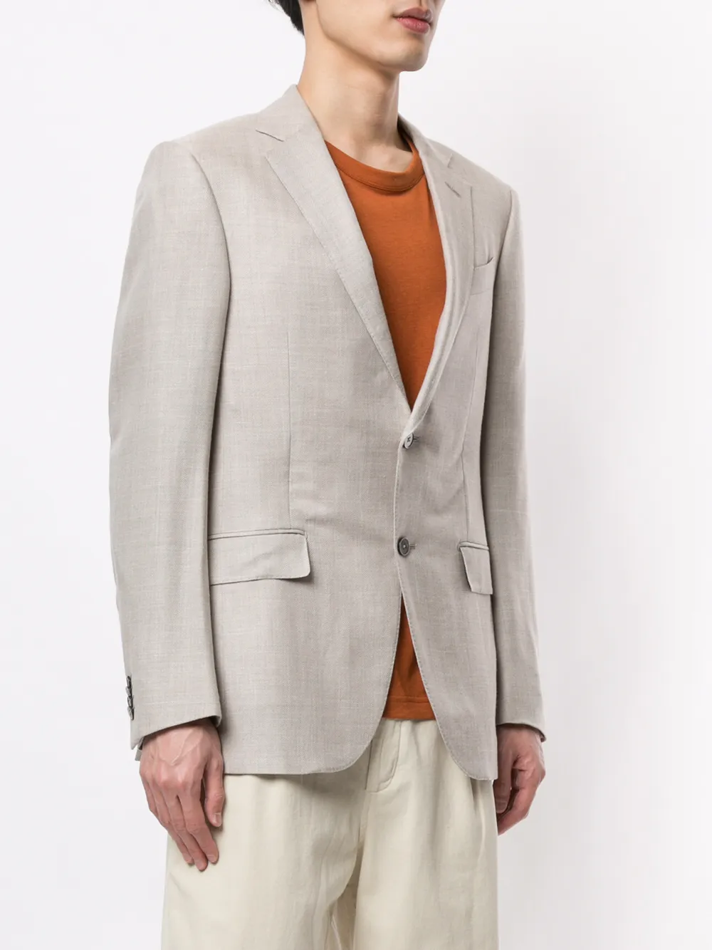  Zegna Einreihiges Sakko   Nude 