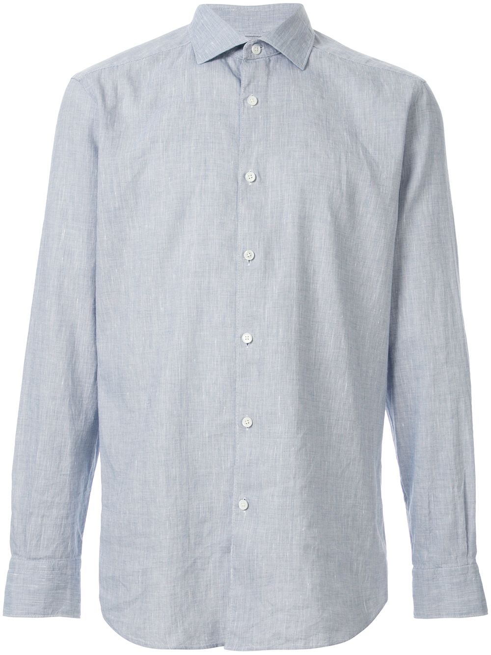 Ermenegildo Zegna Slim Fit Shirt In Blue