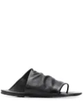 Marsèll thong strap flat slides - Black