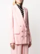 Sara Battaglia blazer boyfriend con doble botonadura