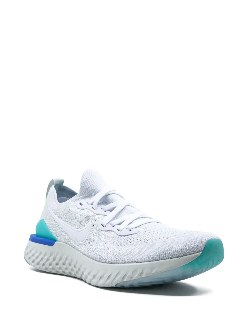 Shop Nike Epic React Flyknit 2 Sneakers In White