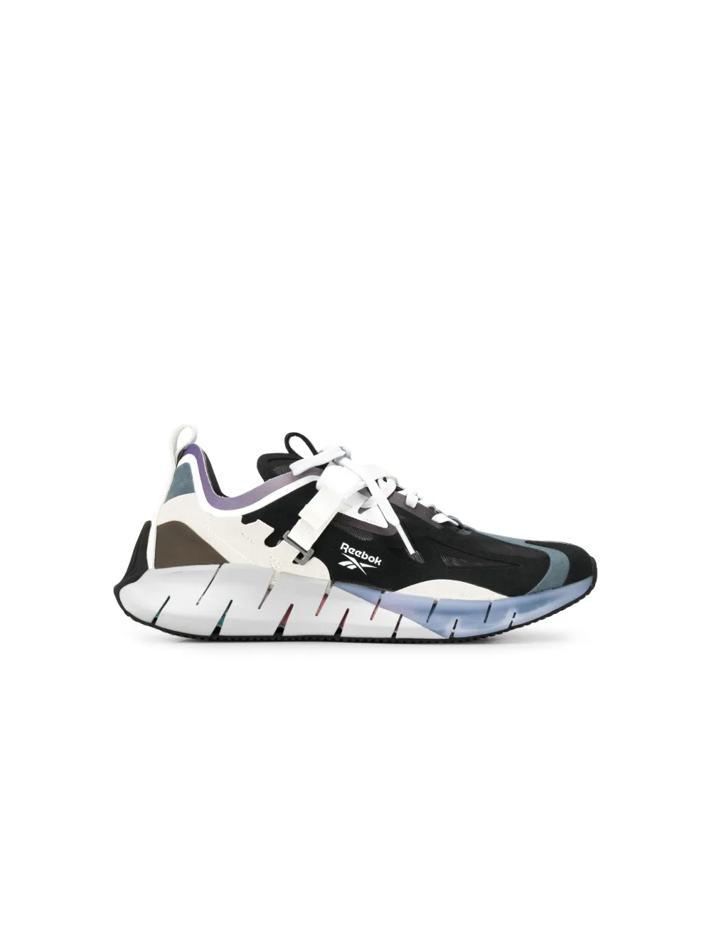 Reebok Zig Kinetica Co Sneakers In Black Synthetic Fibers In Black