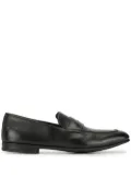 Zegna nappa leather penny loafers - Black