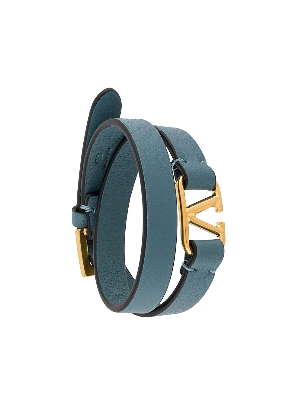 Valentino Garavani Vlogo Wrap-around Bracelet In Blue