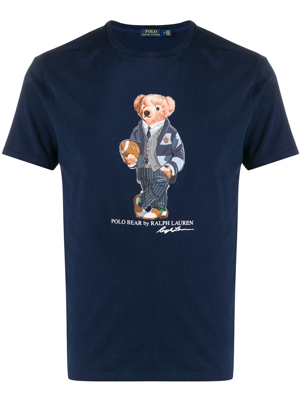 фото Polo ralph lauren футболка с принтом polo bear