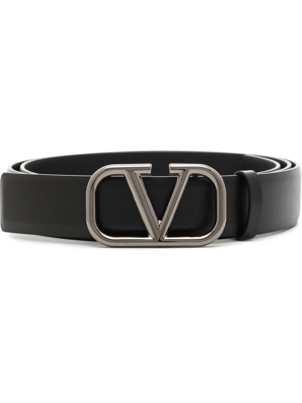 

Valentino Garavani VLogo Signature buckle belt - Black