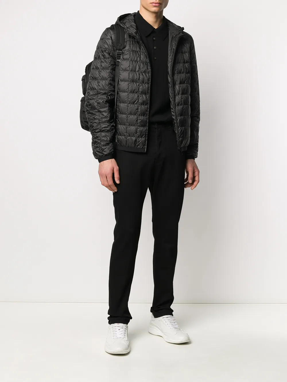 Image 2 of Prada grid quilted jacket