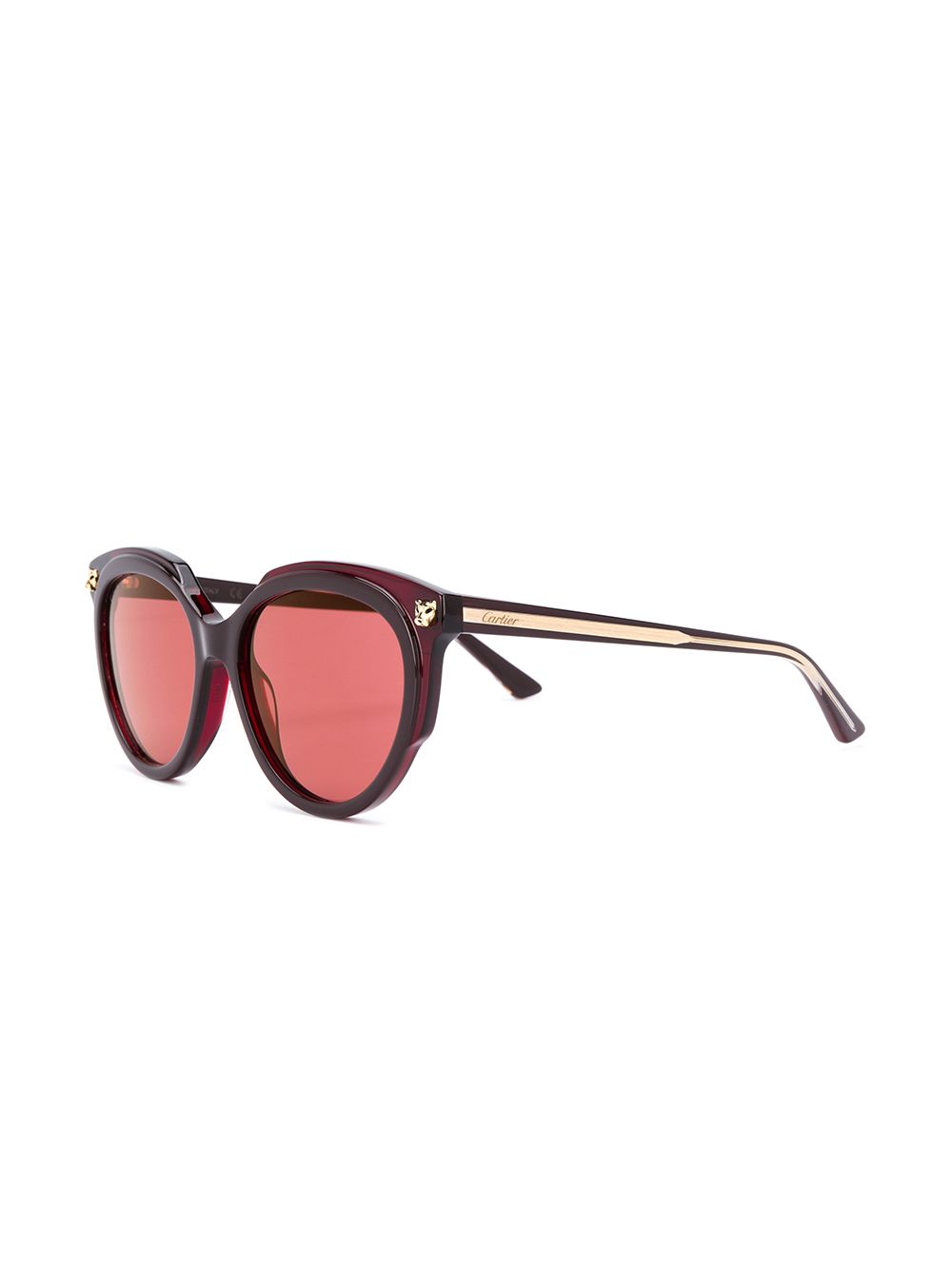 фото Cartier panthere cat eye frame sunglasses