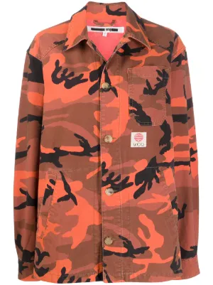 red camo denim jacket